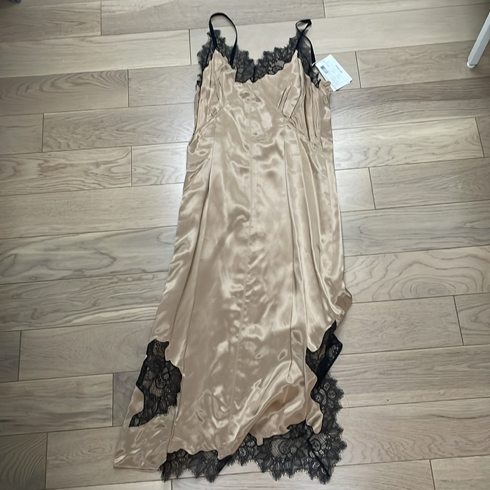 helmut lang silk dress new with tag